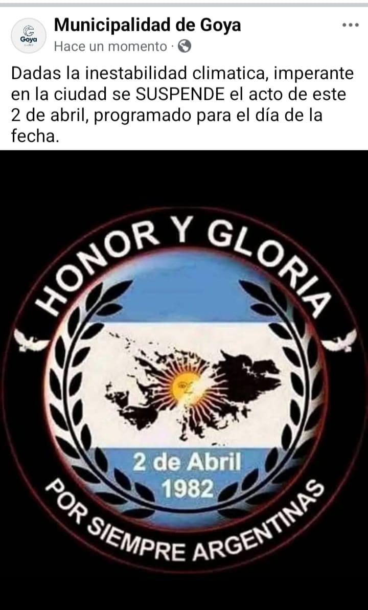 HOY 2 DE ABRIL :Día del Veterano y de los Caídos en la Guerra de Malvinas.