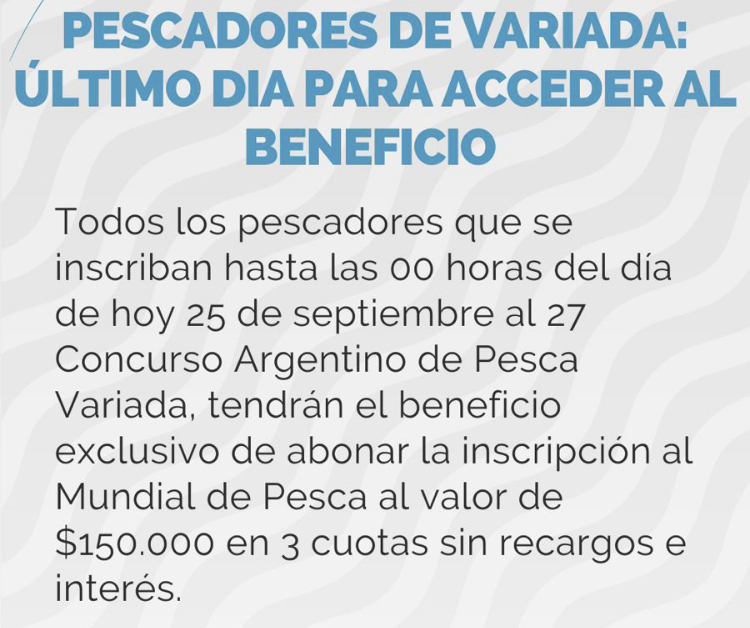 Ultimo día para inscribirse a la Variada de Goya y obtener el beneficio Surubí 2024