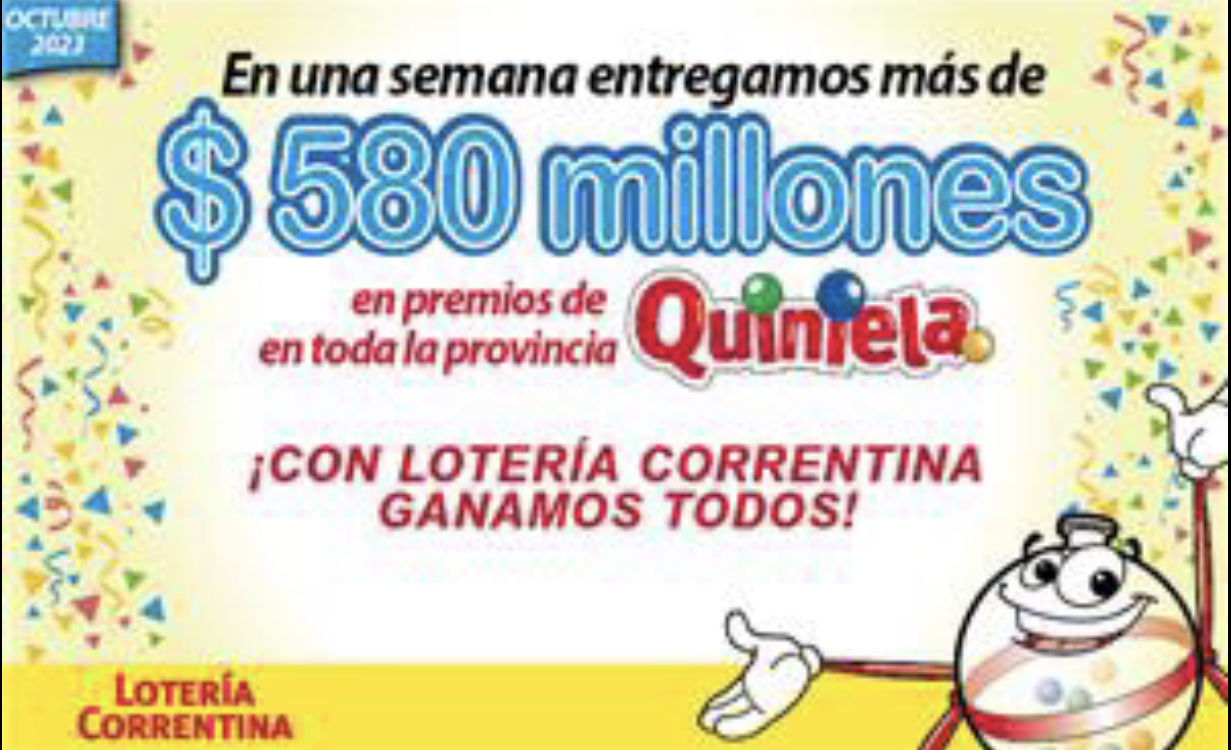 580 millones entregados por Lotería