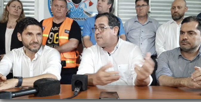 El Gobernador de Santa Fe en Reconquista brinda apoyo provincial ante la crisis climática