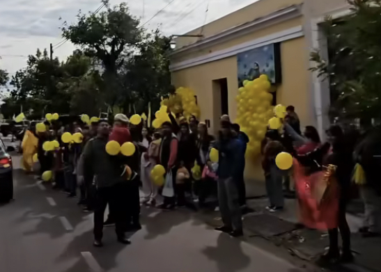 JARDINEROS PRESENTES EN LA TRADICIONAL CARAVANA DE LA BARRA PESQUERA DE LUJAN