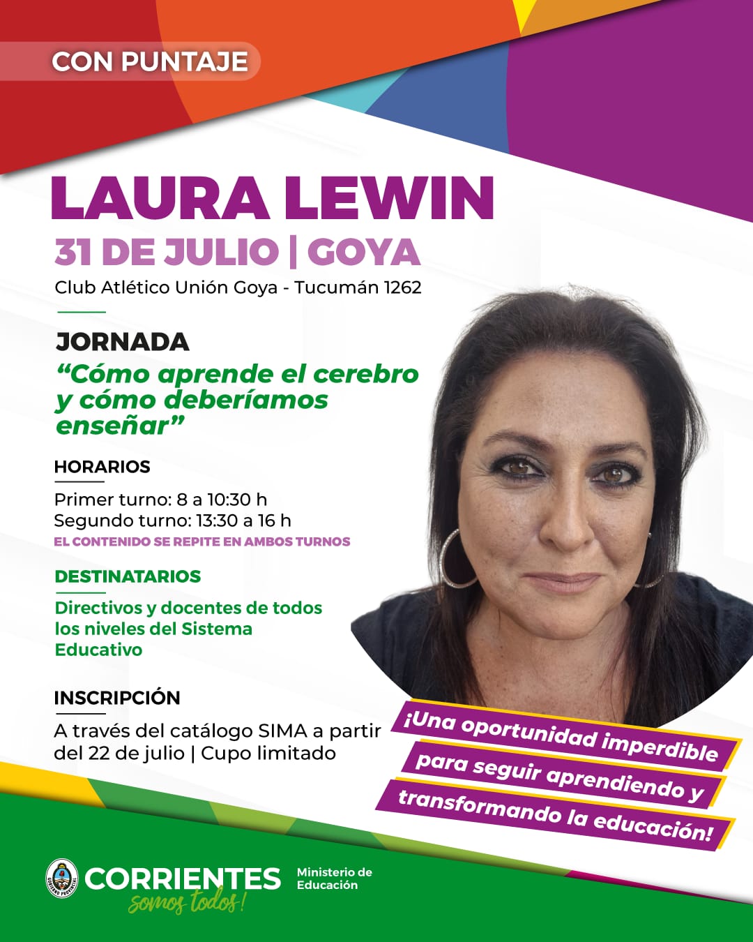 JORNADA DE FORMACIÓN PARA DIRECTIVOS Y DOCENTES