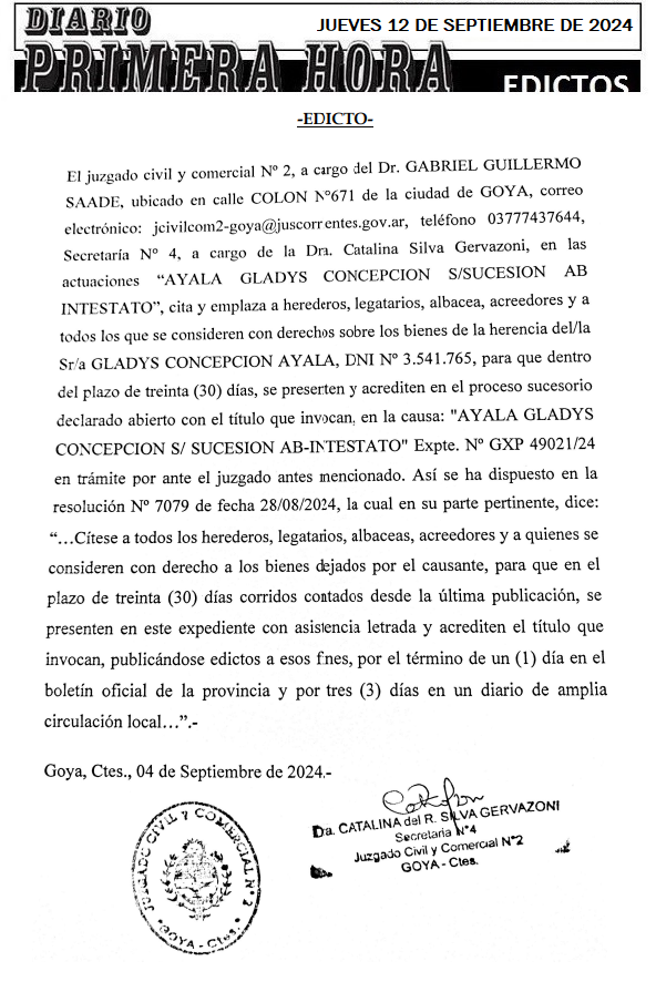 JUEVES 12 DE SEPTIEMBRE 3 ZABALA