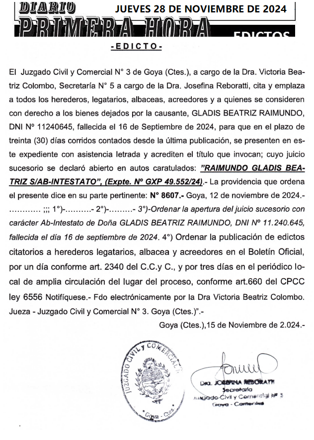 JUEVES 28 DE NOVIEMBRE DE 2024 DIA 3 GUSTAVO MESA