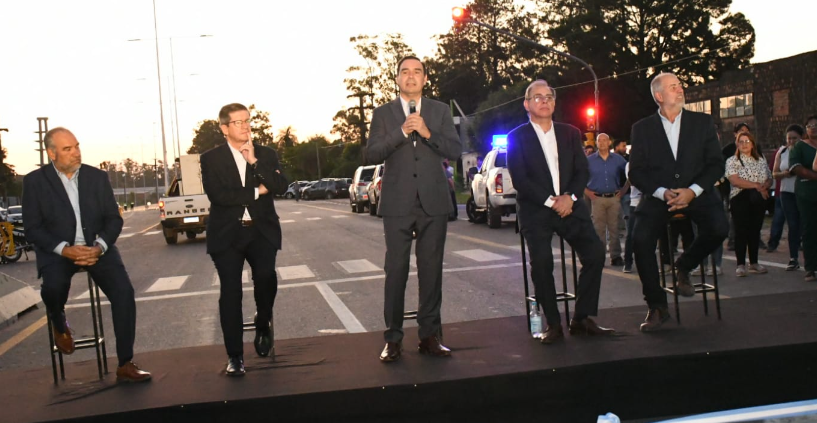 Valdés inauguró la Autovía 5 y anunció la continuidad de infraestructura vial hasta San Luis del Palmar