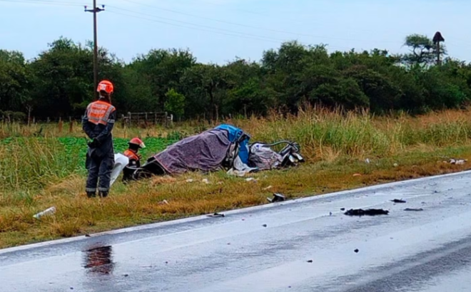 CHOQUE BRUTAL Y MUERTE EN RUTA N°12 DE ENTRE RÍOS