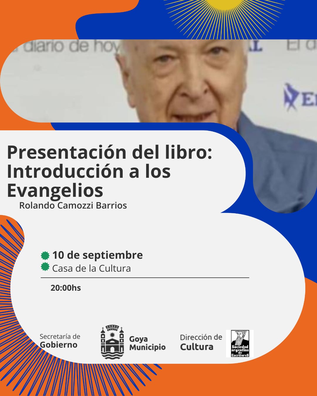 “INTRODUCCION A LOS EVANGELIOS: NUEVA OBRA LITERARIA DE ROLANDO CAMOZZI BARRIOS