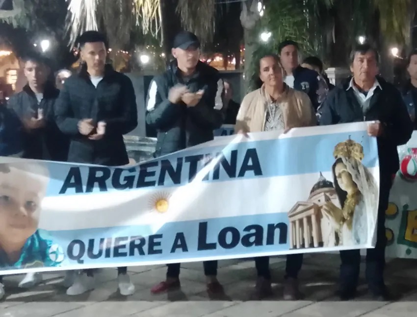 PEDIDO DE JUSTICIA NUEVA MARCHA EN GOYA POR LOAN A 75 DÍAS DE SU DESAPARICIÓN