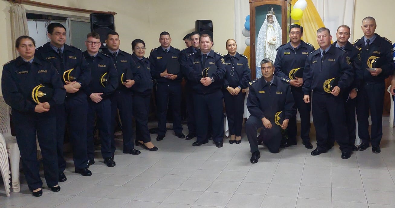 Unidad Regional II° Goya recibió la imagen peregrina de la Virgen del Rosario