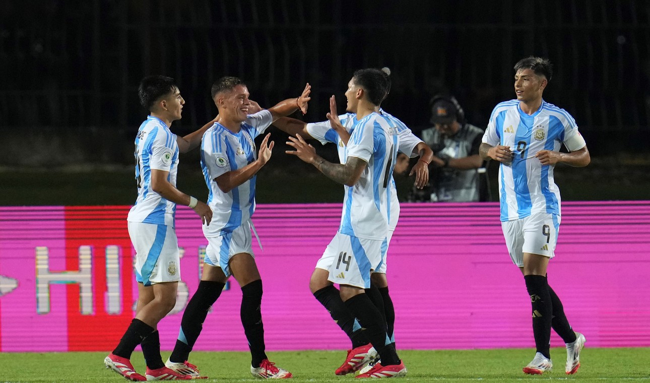 La Selección Argentina aplastó a Brasil en el Sudamericano Sub 20