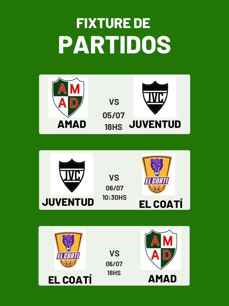 BÁSQUET FEMENINO: EL ESTADIO “JUAN ANTONIO FATURO” DE AMAD SERÁ SEDE LA LIGA FEDERAL U 17