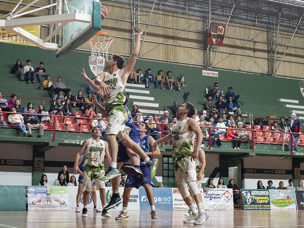 LIGA PREFEDERAL DE BASQUET  AMAD perdió como local ante San Martín