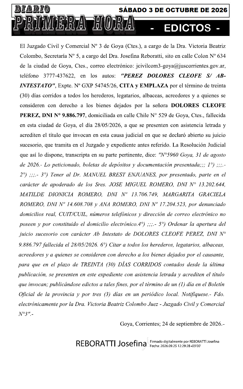 MANUEL BRES EDICTO DIA 2