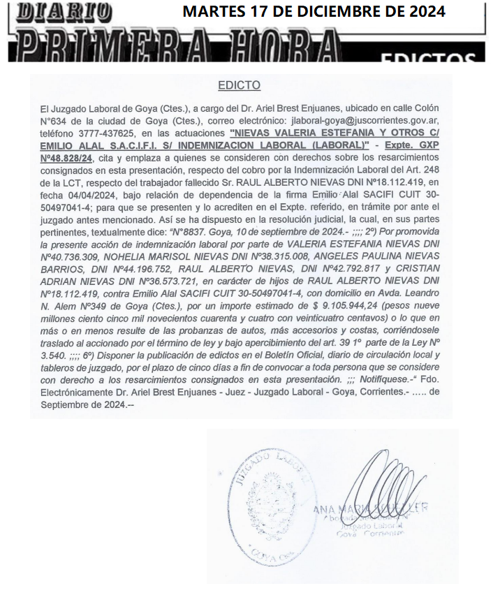 MARTES 17 DE DICIEMBRE DE 2024 DIA 2 MONTTI