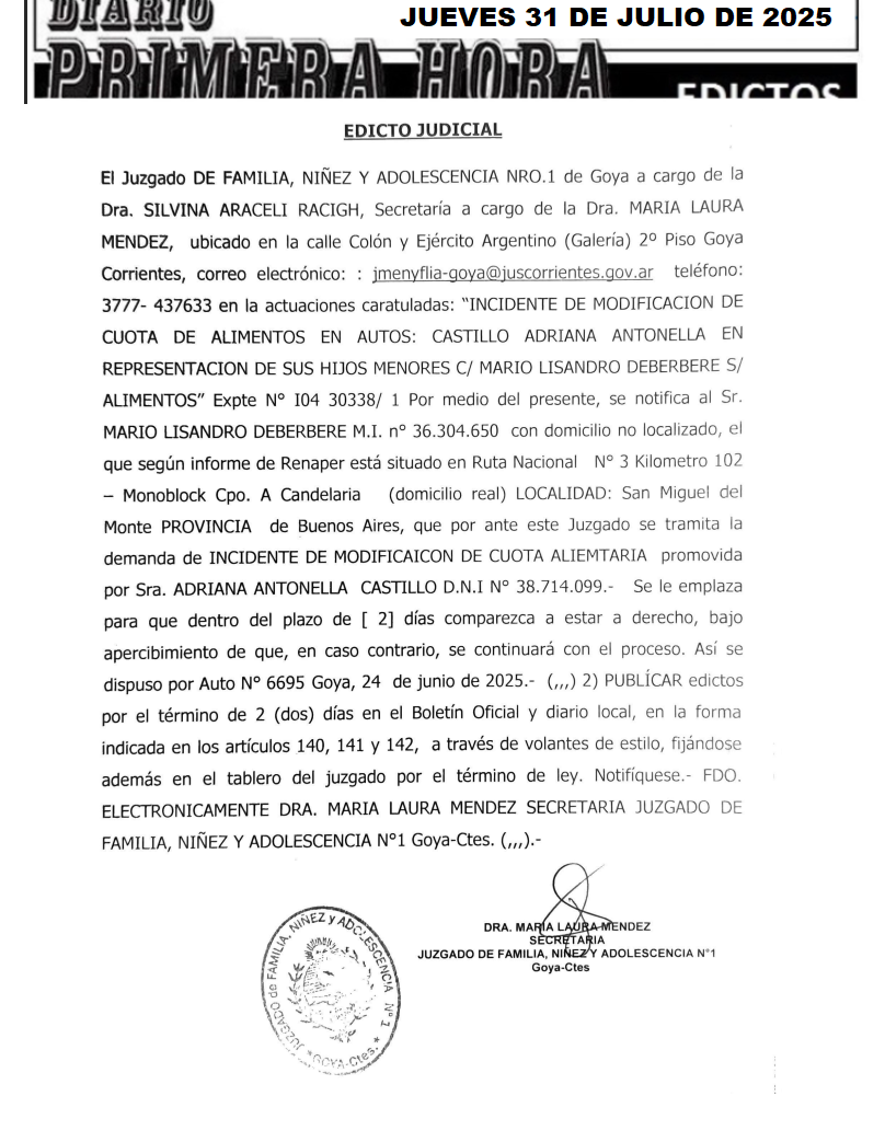 MENDEZ DIA 1