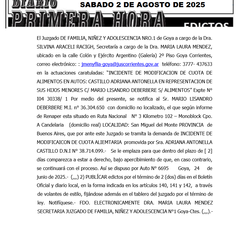 MENDE DIA 1