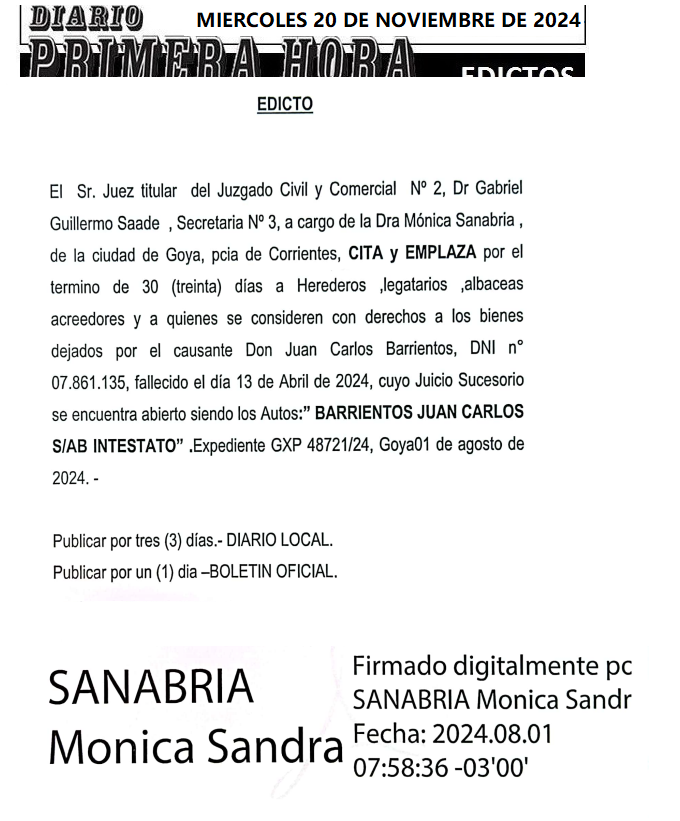 MIERCOLES 20 DE NOVIEMBRE DE 2024 Dia 2 verges