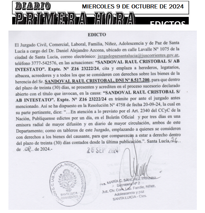 MIERCOLES 9 DE OCTUBRE DE 2024 Dia 1 lily alderete