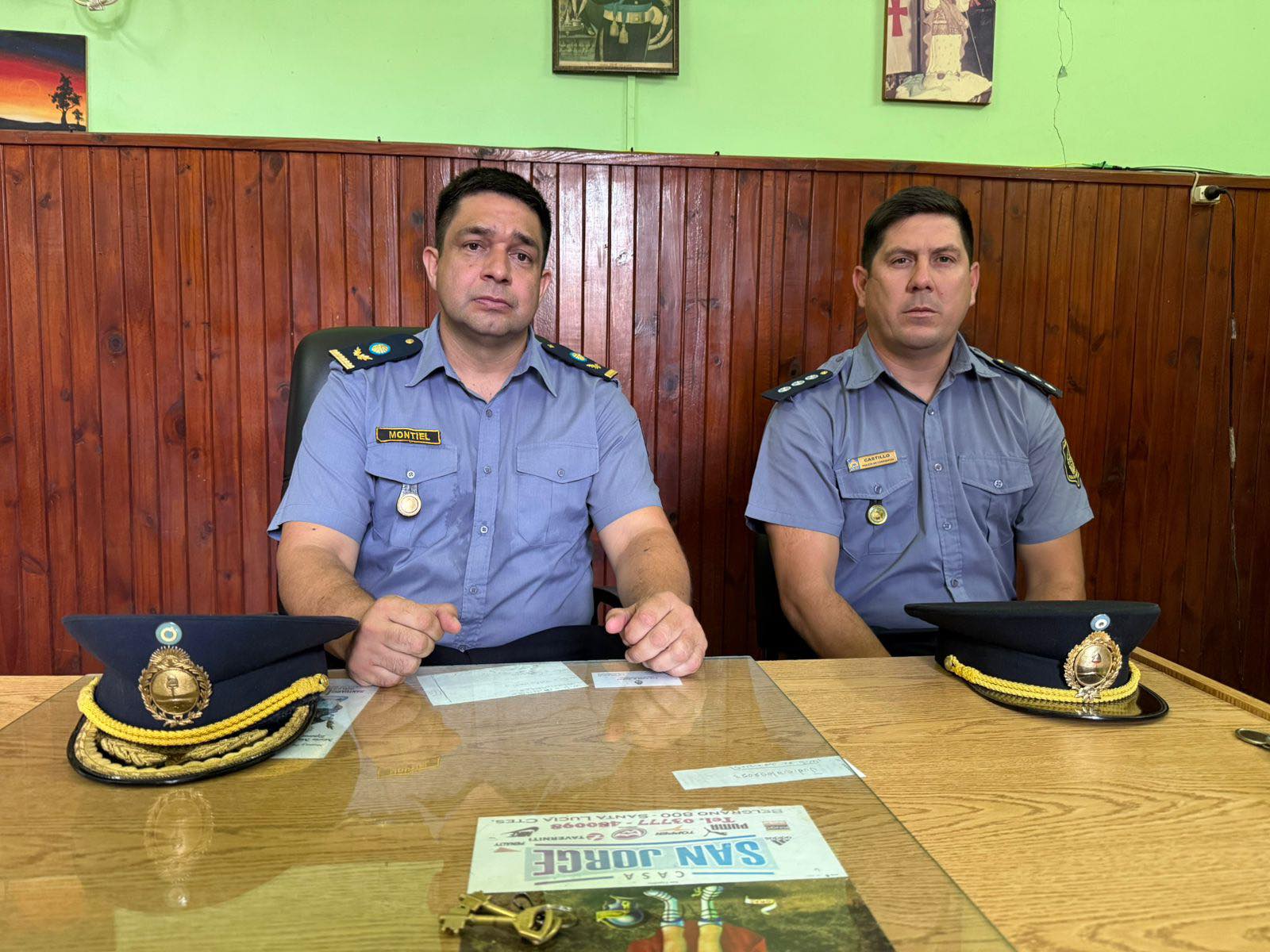 EL COMISARIO INSPECTOR ERNESTO MONTIEL ASUMIÓ LA JEFATURA DE LA COMISARÍA DE SANTA LUCÍA