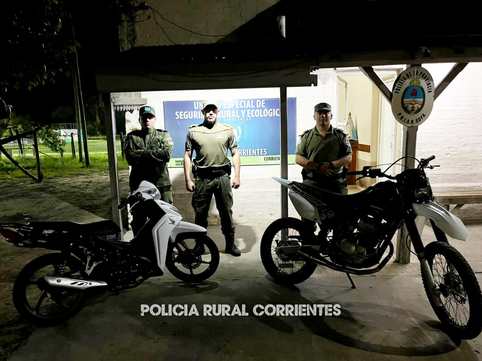 EL PRIAR DE GOYA RECUPERÓ DOS MOTOCICLETAS QUE FUERON ROBADAS EN BUENOS AIRES