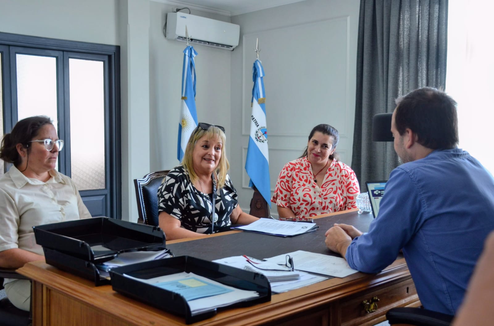 EL INTENDENTE DE GOYA MANTUVO REUNIÓN CON LA ASOCIACIÓN “MUNAY”