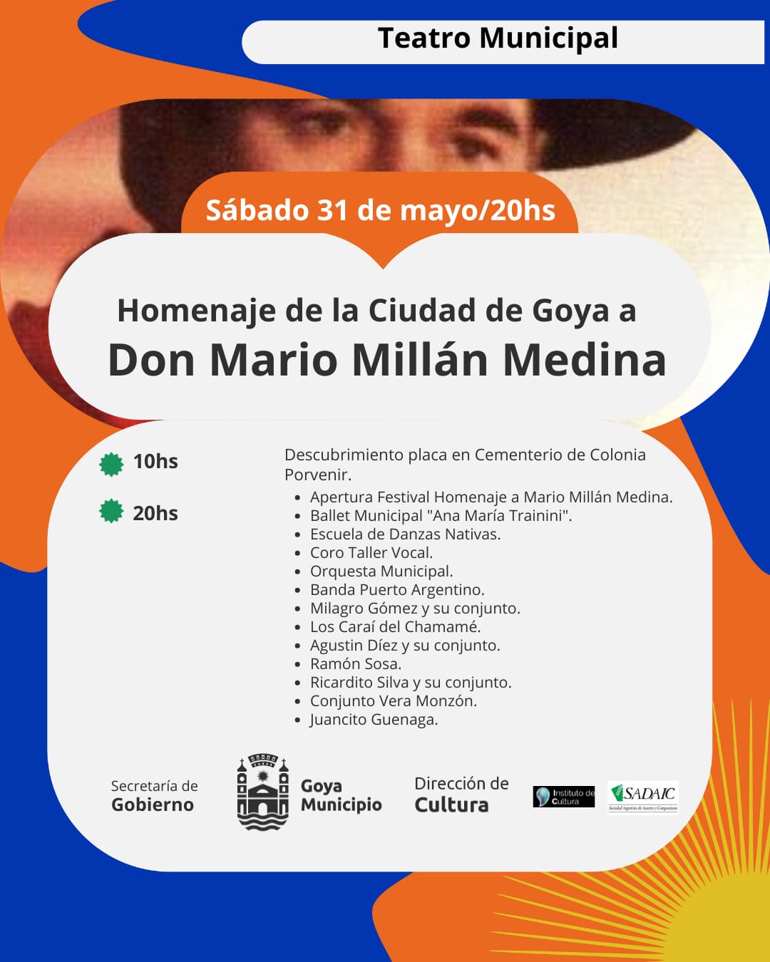 ESTA NOCHE: HOMENAJE A MARIO MILLÁN MEDINA