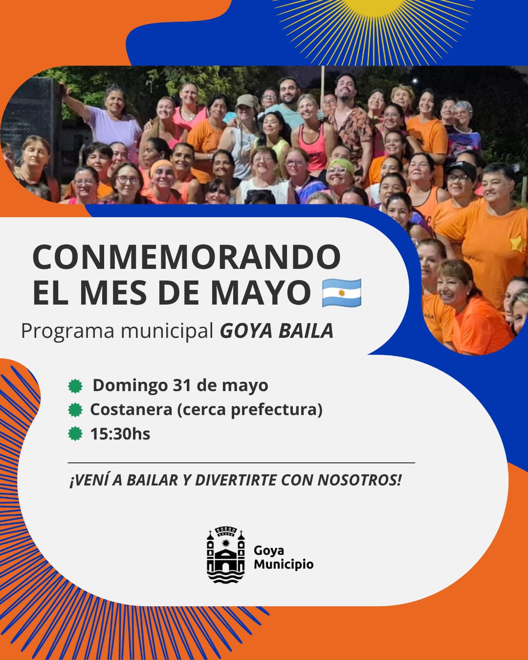 GOYA BAILA EN LA COSTANERA PARA CELEBRAR MAYO PATRIO