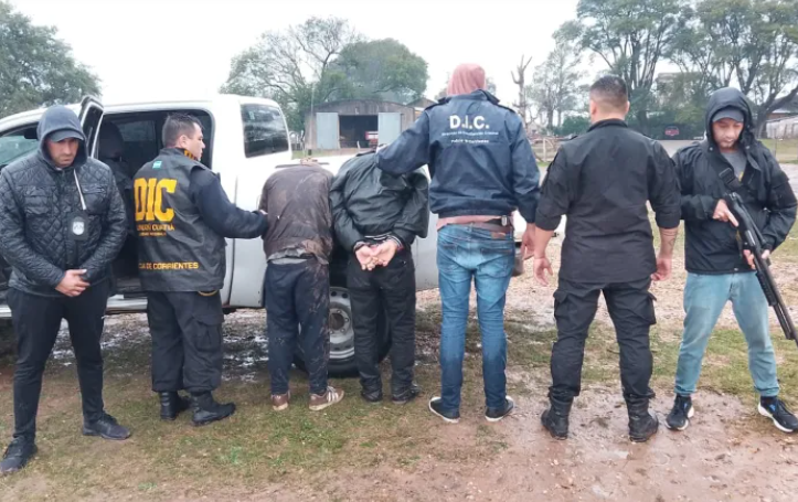 Detienen en Corrientes a integrantes de una banda de "piratas del asfalto"