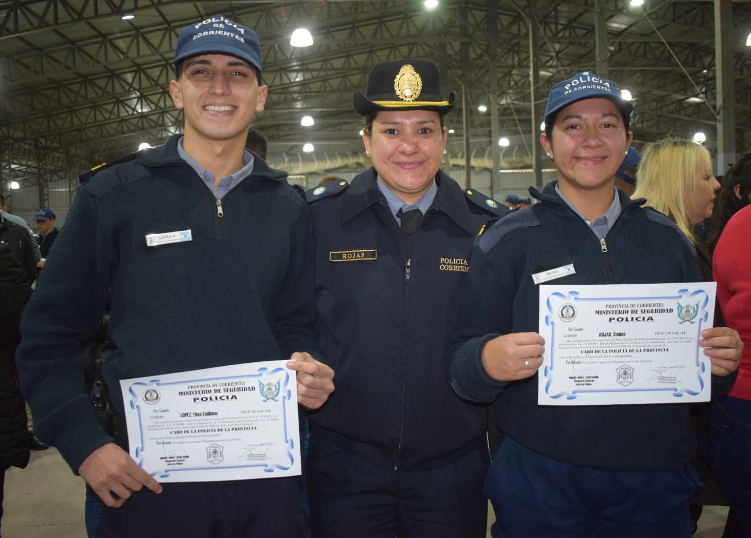 SE REALIZÓ ACTO DE NOMBRAMIENTO DE LOS NUEVOS CABOS DE LA POLICÍA DE LA PROVINCIA