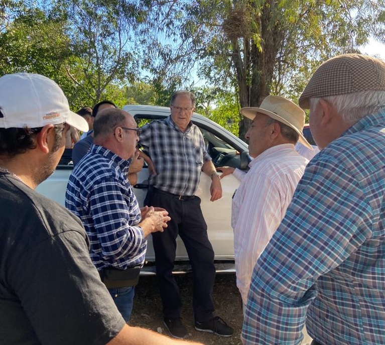 JOSE NOVELLO SE REUNIÓ CON PRODUCTORES LOCALES Y ASEGURO QUE LA NACION “AYUDA POCO Y NADA A GOYA”