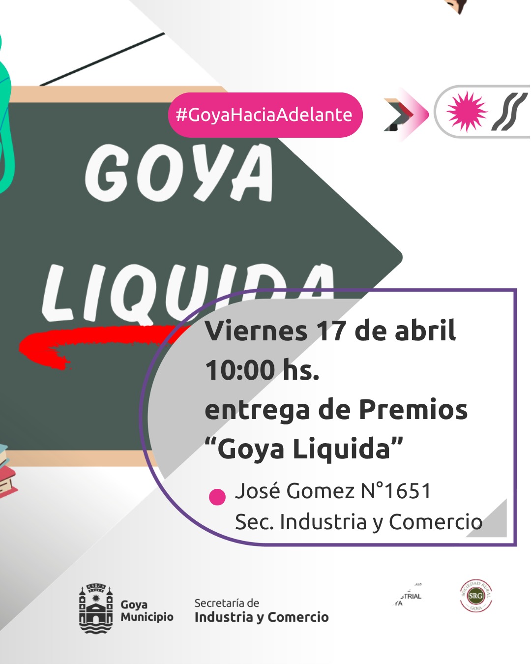 PROGRAMA “GOYA LIQUIDA” ENTREGARÁ PREMIOS A LOS GANADORES