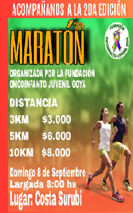 Segunda Edición de la Carrera organizada por la Fundación OncoInfanto Juvenil.