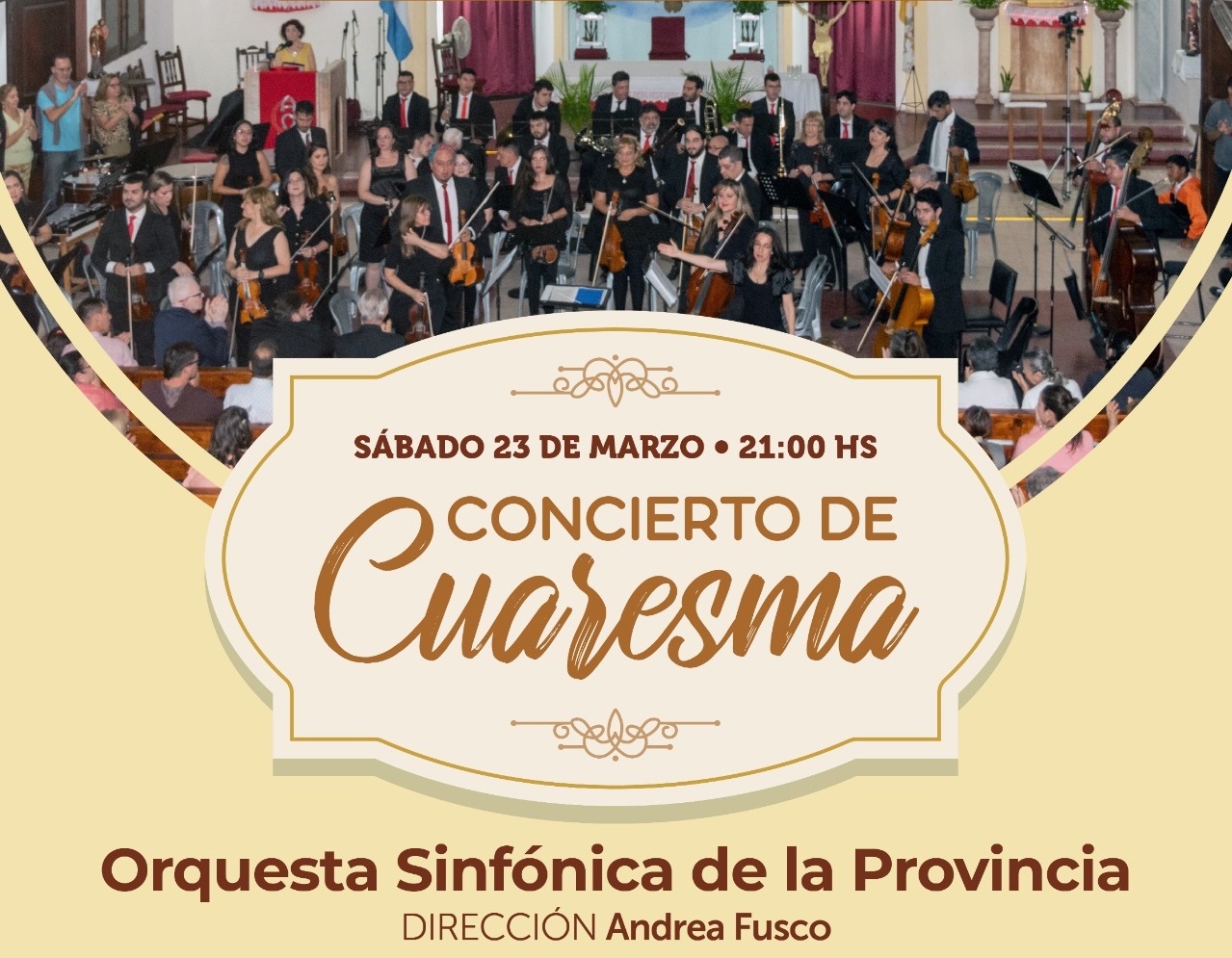 La Orquesta Sinfónica brindará un concierto especial por la Semana Santa