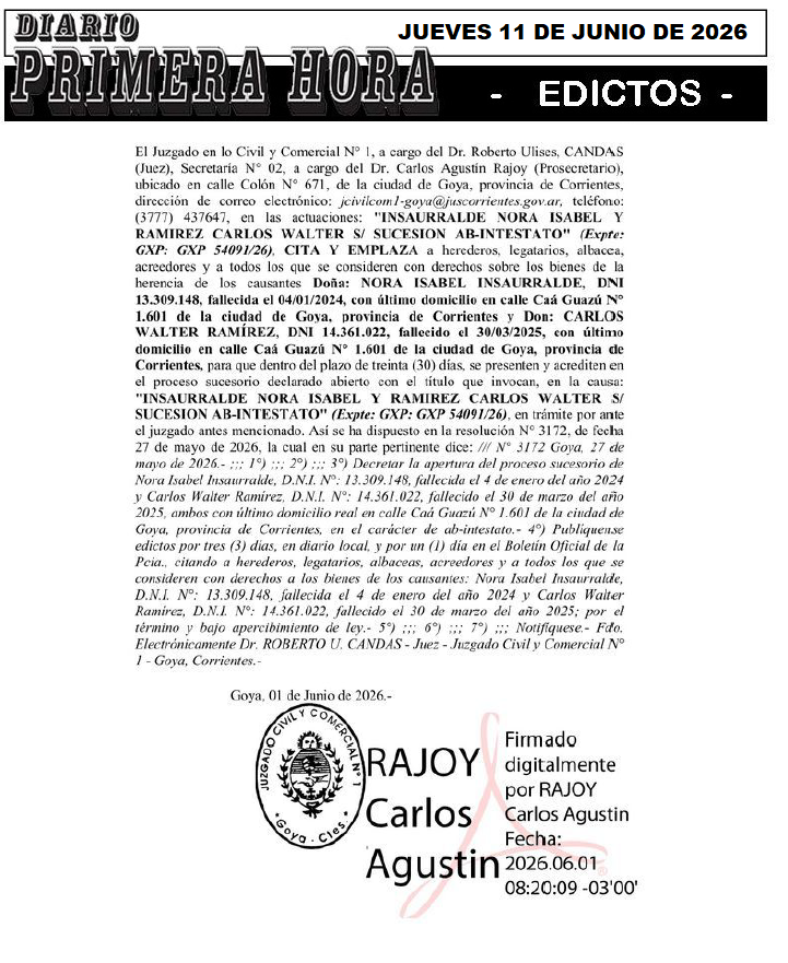 ORTIIIZZ DIA 3 EDICTO