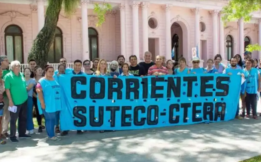 Paro docente en Corrientes: reclamos salariales y rechazo a la reforma laboral