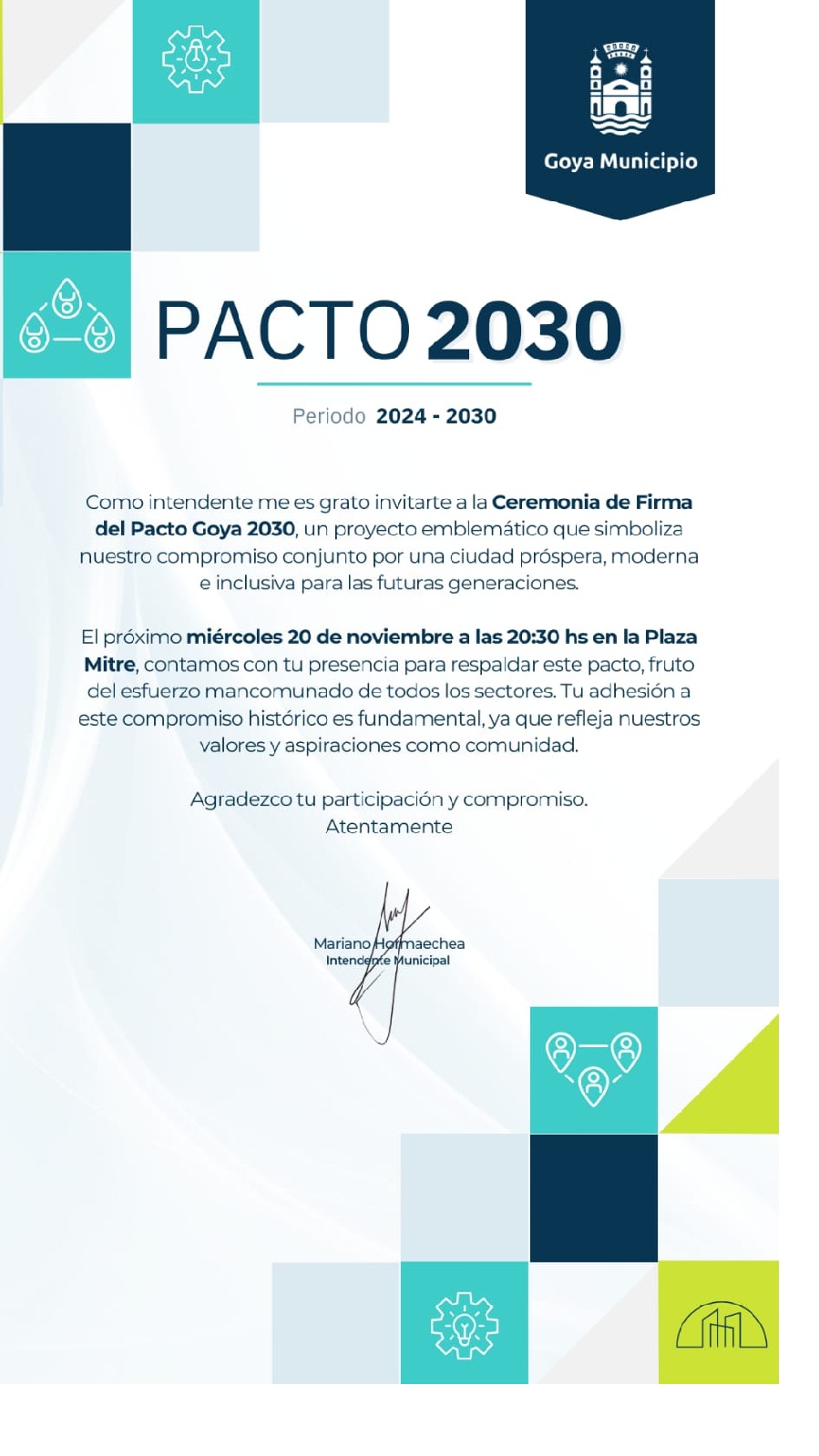 FIRMA DEL PACTO GOYA 2030.