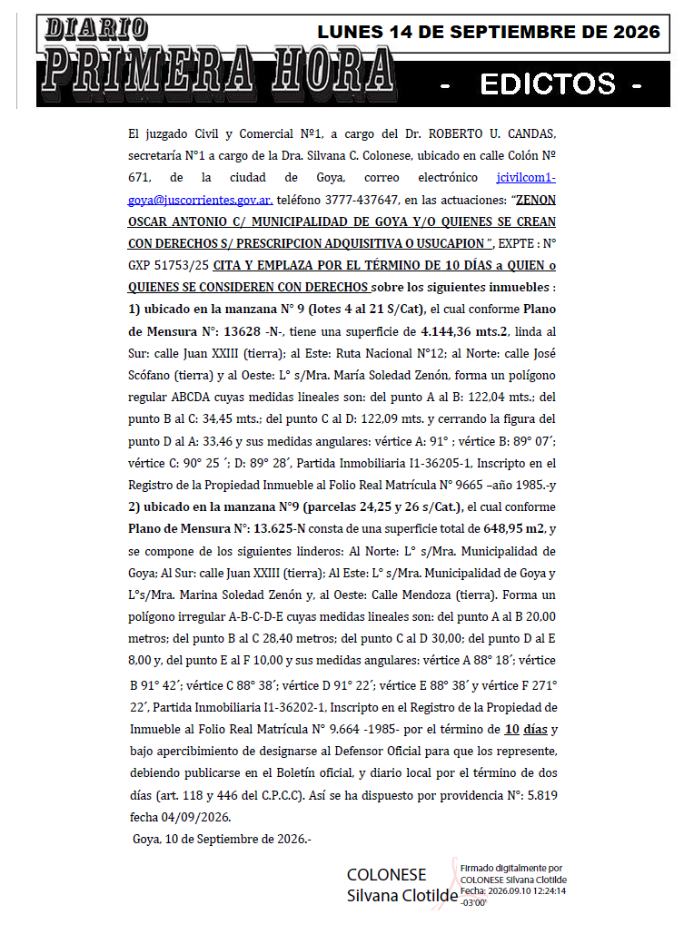 PINATT EDICTO 1