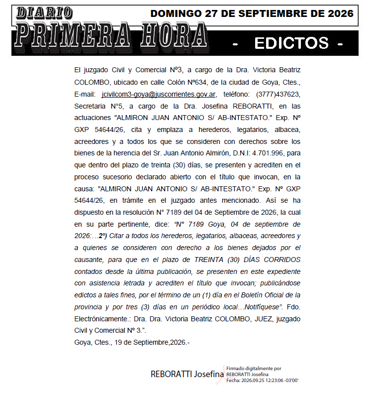 POZZER EDICTO DIA 3