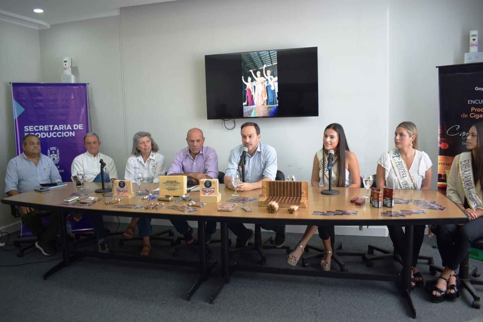 TODO LISTO EN GOYA PARA EL XV ENCUENTRO DE PRODUCTORES Y ARMADORES DE CIGARROS Y PUROS