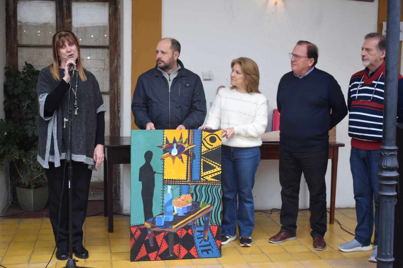 Pintemos Goya ultima jornada 5 Alejandra Zucconi donacion obra