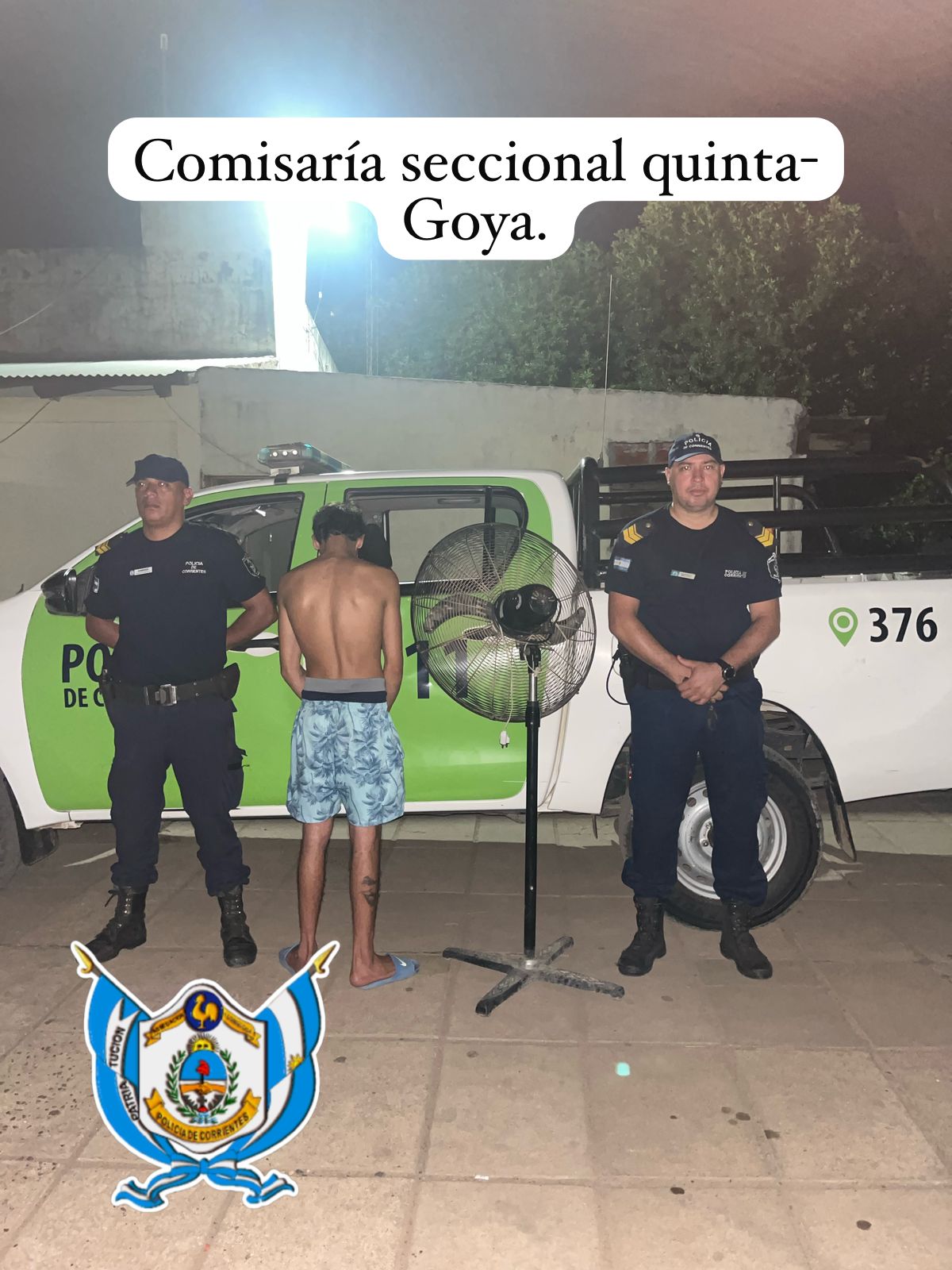 LA COMISARÍA QUINTA DETUVO A UN LADRÓN Y RECUPERÓ ELEMENTOS ROBADOS
