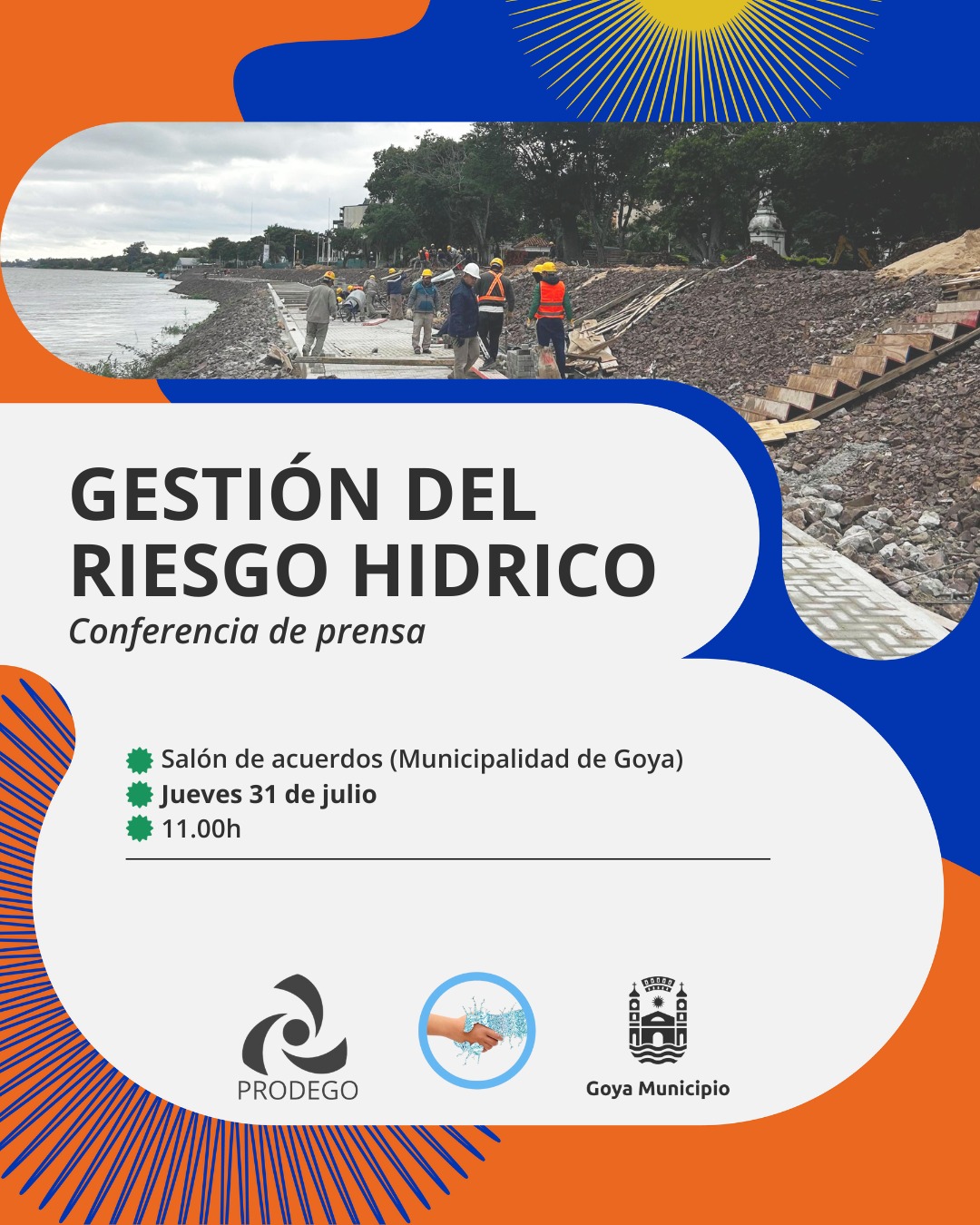 CONFERENCIA DE PRENSA SOBRE GESTIÓN DEL RIESGO HÍDRICO