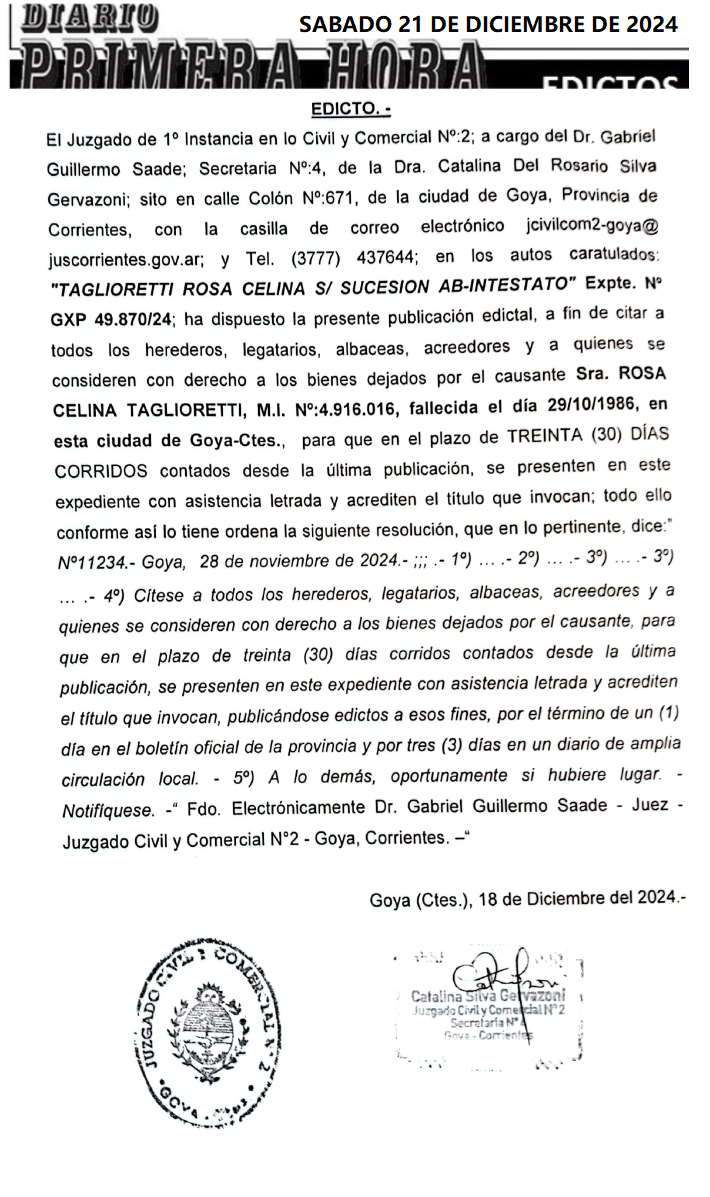 SABADO 21 DE DICIEMBRE DE 2024 DIA 3 IRRASABAL