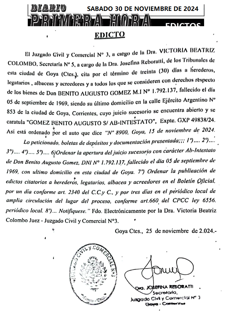 SABADO 30 DE NOVIEMBRE DE 2024 DIA 2 COLOMBO