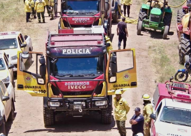 El gobernador Valdés agradeció a Nación por el aporte para combatir el fuego en Corrientes