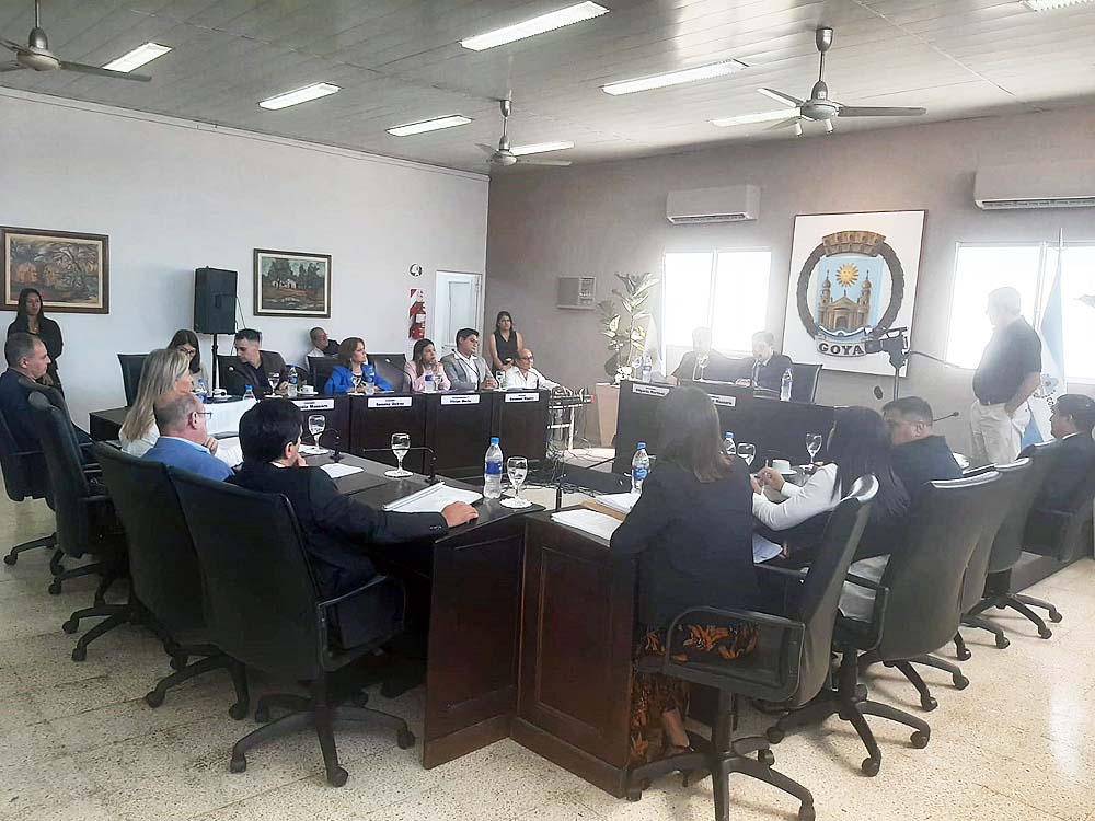 EL CONCEJO DELIBERANTE DE GOYA APROBÓ LA CONFORMACIÓN DE LAS COMISIONES QUE NO HABÍAN SIDO INTEGRADAS