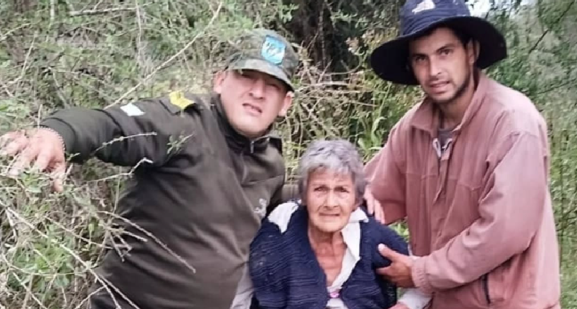 GOYA: APARECIÓ SANA Y SALVA LA ABUELA DE 93 AÑOS DE EDAD QUE ERA BUSCADA 