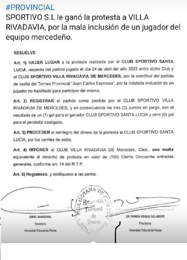 sportivo santa lucia