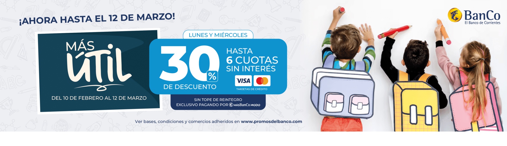 El Gobierno Provincial y el Banco de Corrientes renuevan su compromiso social en el inicio de clases