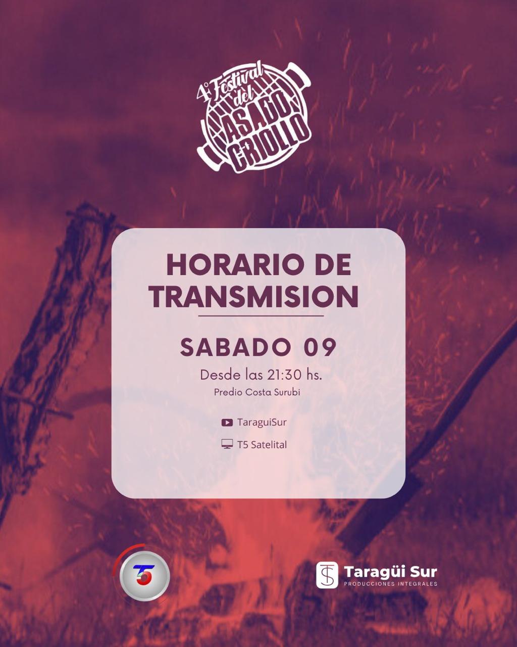 EN T5 SATELITAL: SÁBADO A PURO FESTIVAL DEL ASADO CRIOLLO EN GOYA